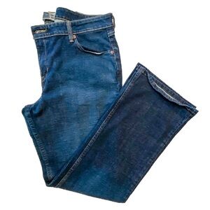 LEVI Signature Jeans Modern Straight Dark Denim Distressed Plus 16W ❤️
